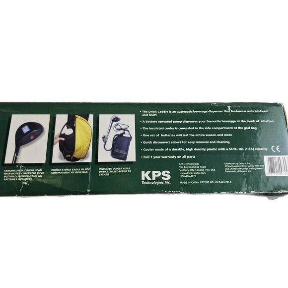 Club Champ Drink Caddie Golf Club Beverage Dispenser 54oz NEW Open Box Batteries - Picture 13 of 13